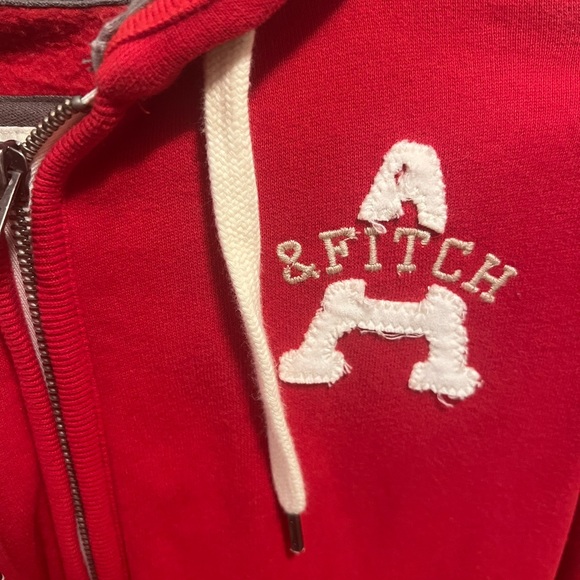 Abercrombie & Fitch medium red hoodie - Picture 2 of 3
